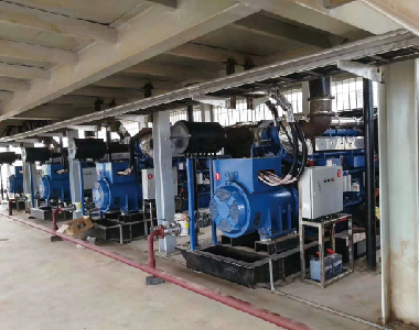 10 x 500KW LV Alternators Coupled with Yuchai Engines – Africa  Gas Power Generation Project