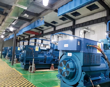 4 x 1500KW /10.5KV/1000RPM 6-pole HV Alternators – Guizhou  Coal Mine CBM Power Station Project