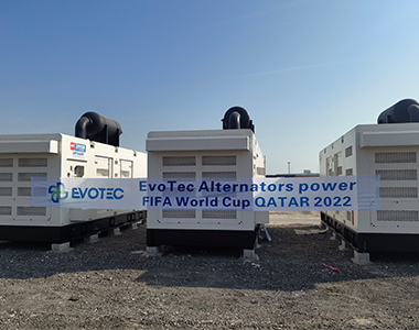 Sustainable power supply to the 2022 FIFA World Cup in Qatar with 153 units of EvoTec alternators assembling YUCHAI engines