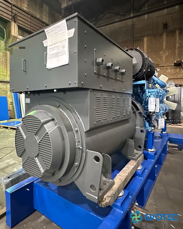 1000KW 6300V generator solution for the mining industry.